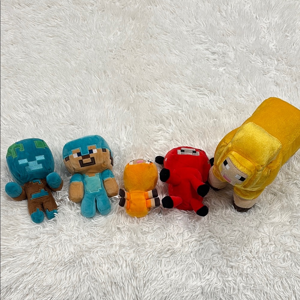 Minecraft Plush Toy bundle